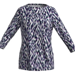 Shirt mit farbbrillantem Allover-Druck
