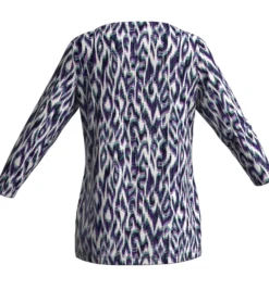 Shirt mit farbbrillantem Allover-Druck