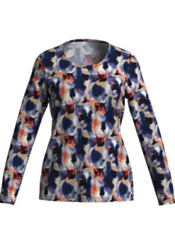 Shirt mit farbbrillantem Alloverdruck