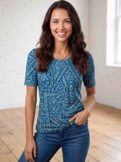 Shirt mit floralem Druck