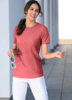 Shirt mit interesanter Struktur in 3 Farben