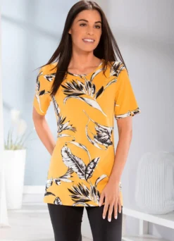 Shirt mit interessantem Allover-Druck