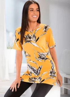 Shirt mit interessantem Allover-Druck