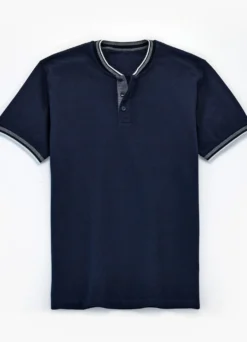 Shirt mit Kontrastblende