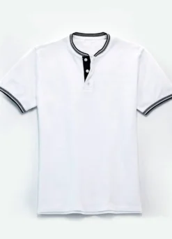Shirt mit Kontrastblende