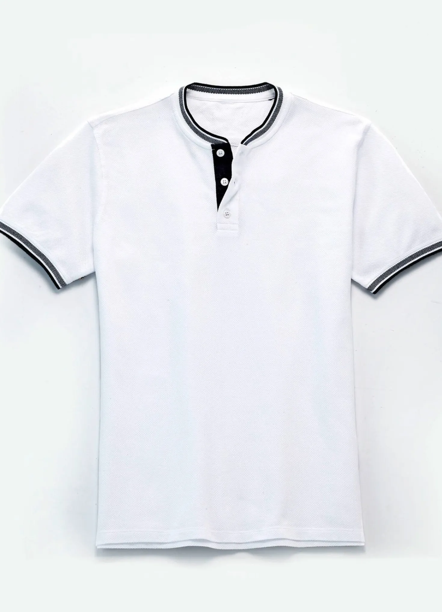 Shirt mit Kontrastblende