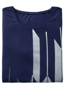 Shirt mit Kontrastdruck