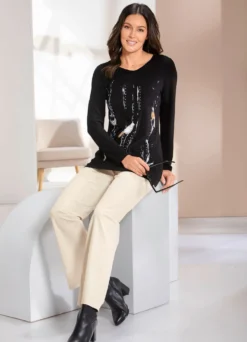Shirt mit platziertem Druck