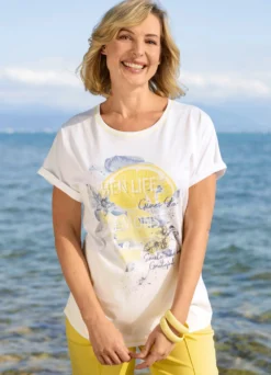 Shirt mit Plättchenzier