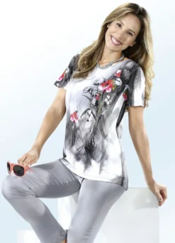 Shirt mit rundem Halsausschnitt