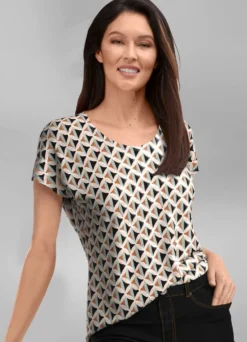 Shirt mit rundem Halsausschnitt