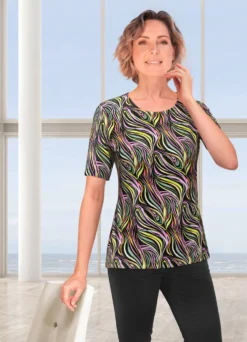 Shirt mit rundem Halsausschnitt