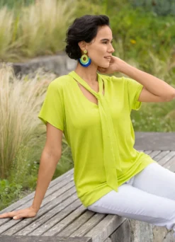Shirt mit Schluppe