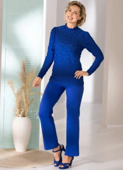 Shirt mit Stehkragen in 5 Farben