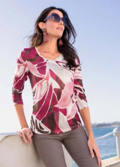 Shirt mit Strasszier