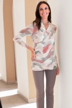 Shirt mit toller Wickeloptik