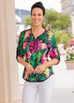 Shirt-Tunika mit Brusttaschen