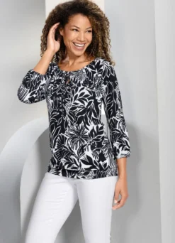 Shirt-Tunika mit Raglanärmeln