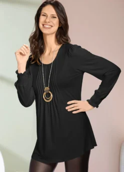 Shirt-Tunika mit tollen Ärmelabschlüssen