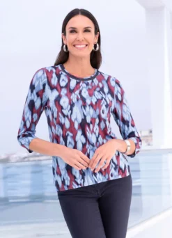 Shirt-Tunika mit Viskose