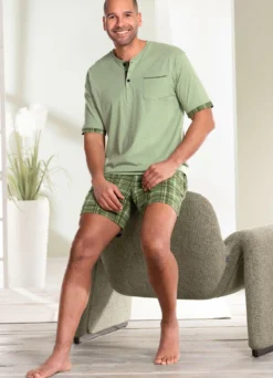 Shorty mit Knopfleiste
