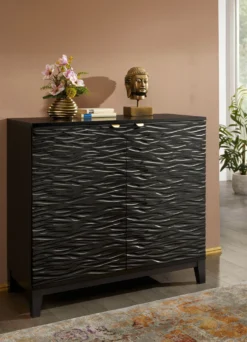 Sideboard mit 3D-Wellendekoration