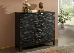 Sideboard mit 3D-Wellendekoration