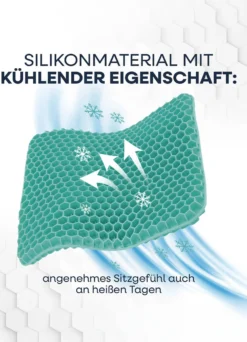 Sitzkissen mit flexibler Wabenstruktur