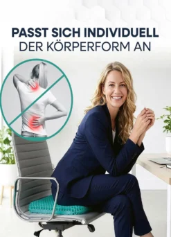 Sitzkissen mit flexibler Wabenstruktur
