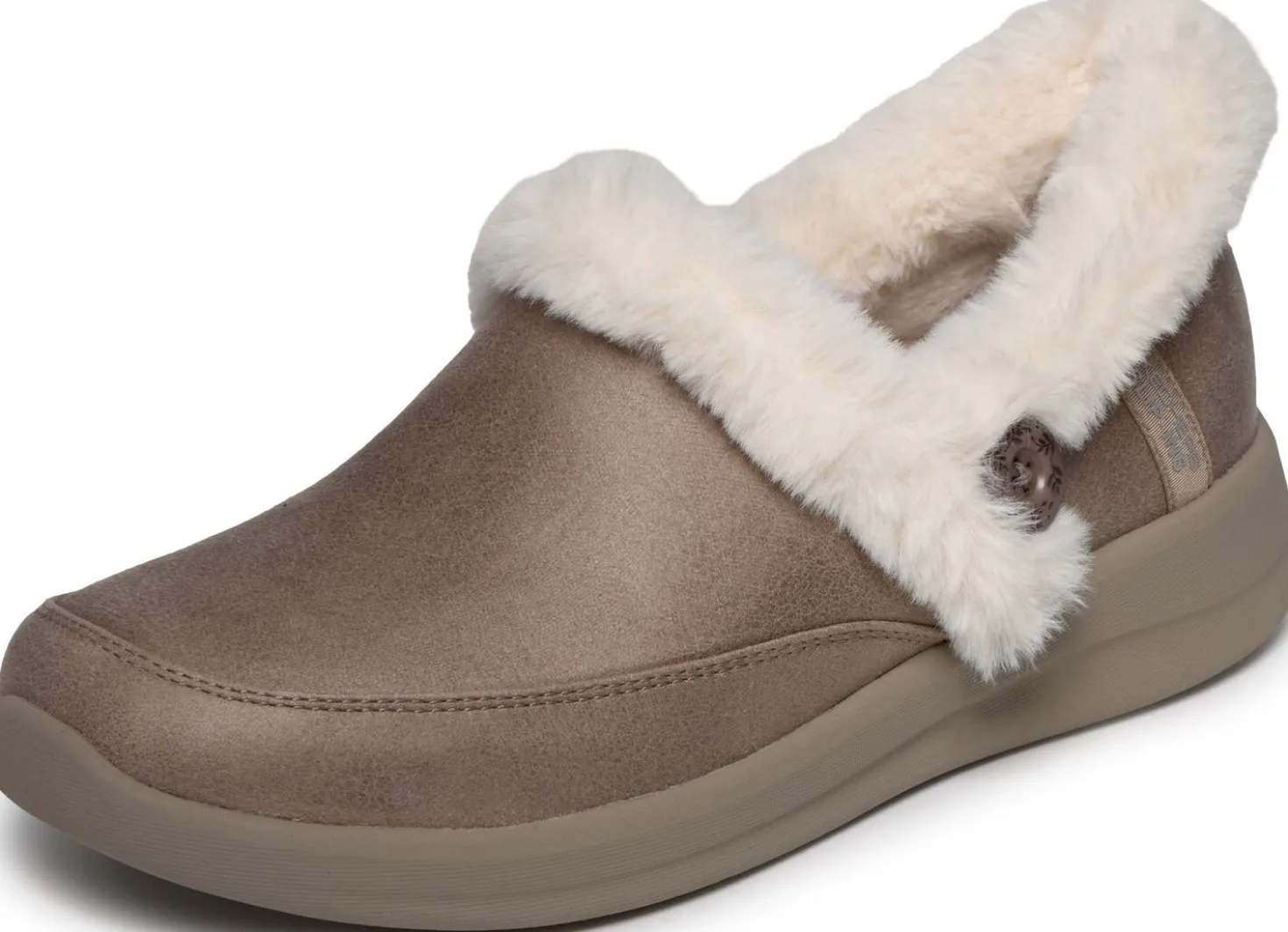 SKECHERS, bequeme Damen-Hausschuhe, mit geformter Slip-Ins Fersenplatte