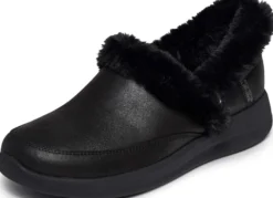 SKECHERS, bequeme Damen-Hausschuhe, mit geformter Slip-Ins Fersenplatte