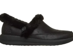 SKECHERS, bequeme Damen-Hausschuhe, mit geformter Slip-Ins Fersenplatte