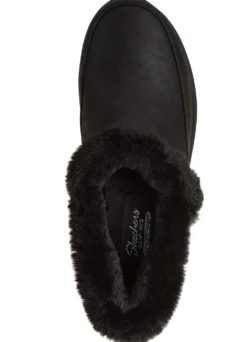 SKECHERS, bequeme Damen-Hausschuhe, mit geformter Slip-Ins Fersenplatte