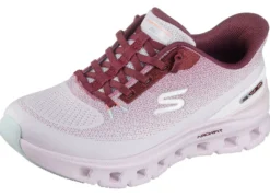 SKECHERS, trendige Damen-Sneaker, mit geformter Slip-Ins Fersenplatte