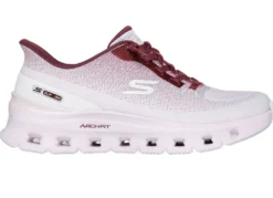 SKECHERS, trendige Damen-Sneaker, mit geformter Slip-Ins Fersenplatte