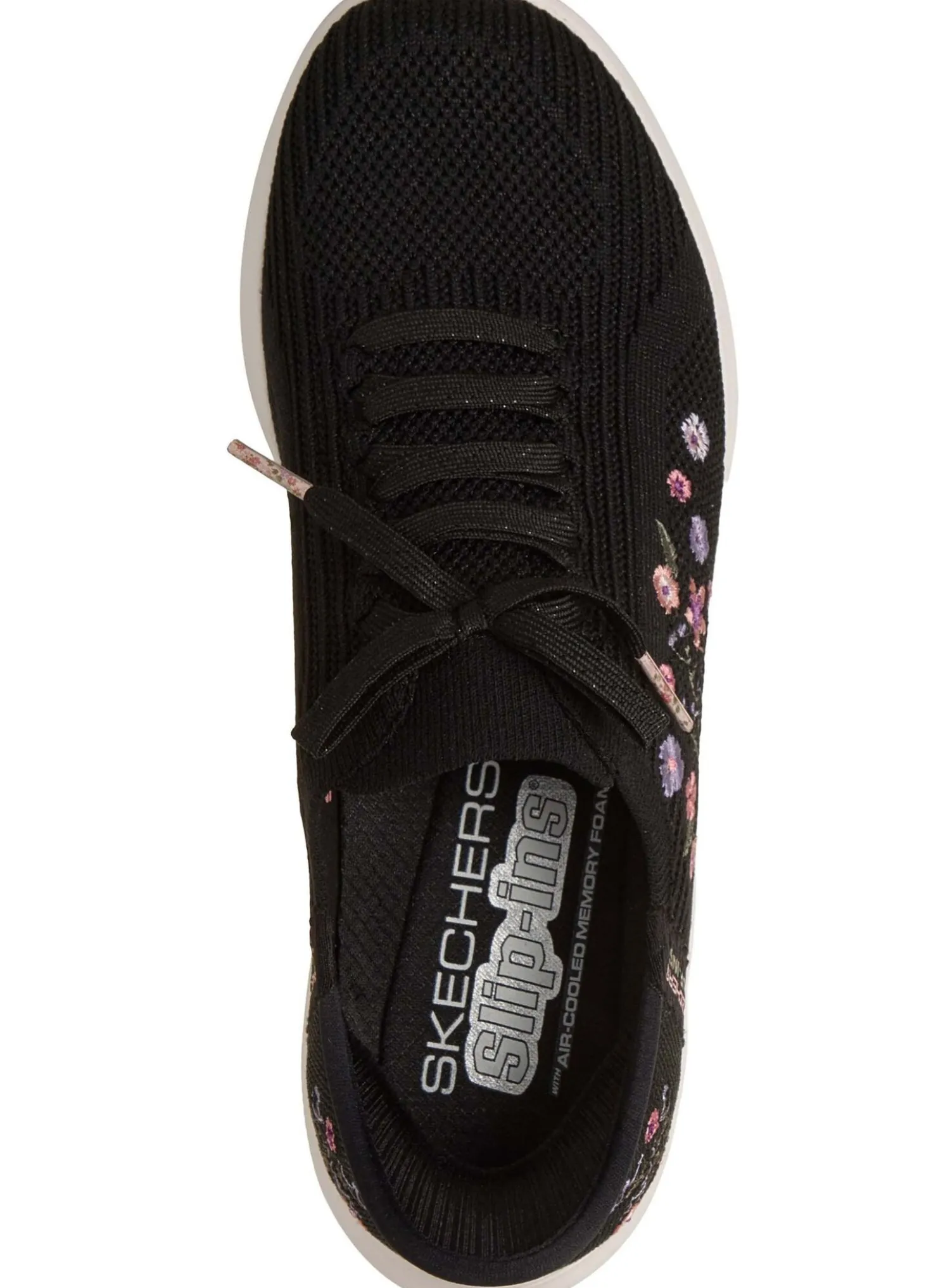 SKECHERS, trendige Damen-Sneaker, mit geformter Slip-Ins Fersenplatte
