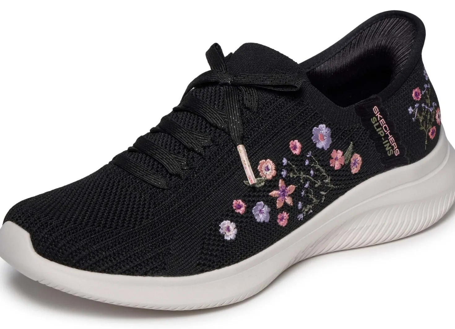 SKECHERS, trendige Damen-Sneaker, mit geformter Slip-Ins Fersenplatte