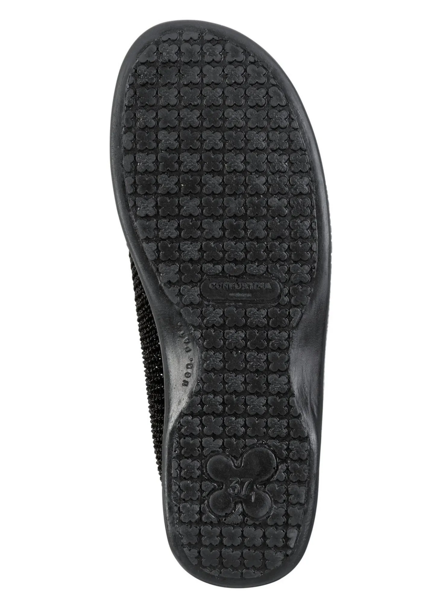 Slipper aus elastischem Strickmaterial