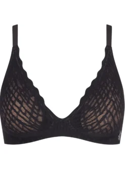 sloggi ZERO Feel-Push-up-BH mit Elastikspitze