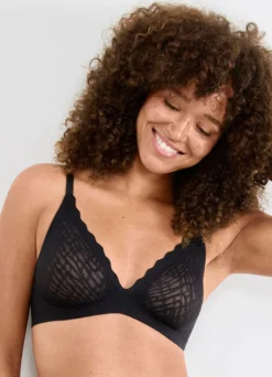sloggi ZERO Feel-Push-up-BH mit Elastikspitze