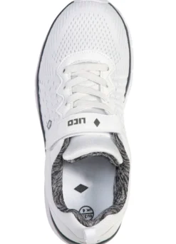 Sneaker aus effektvoll dessiniertem Textilmaterial