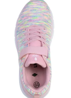 Sneaker aus effektvoll dessiniertem Textilmaterial