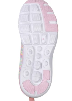 Sneaker aus effektvoll dessiniertem Textilmaterial