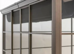 SOJAG Aluminium Pavillon Castel in edlem Bronzeton