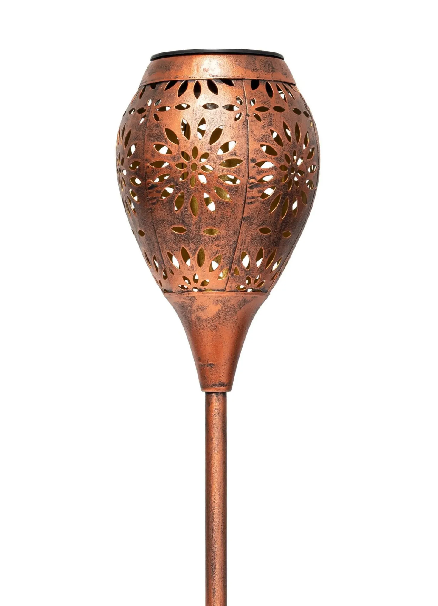Solar-Gartenfackel, 2er-Set