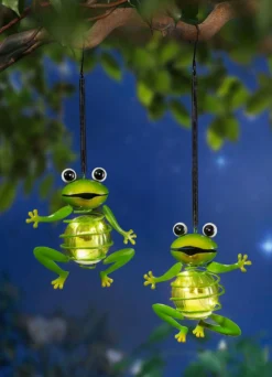 Solarhänger Frosch, 2er-Set
