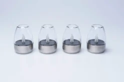 Solar-Windlichter, 4er-Set