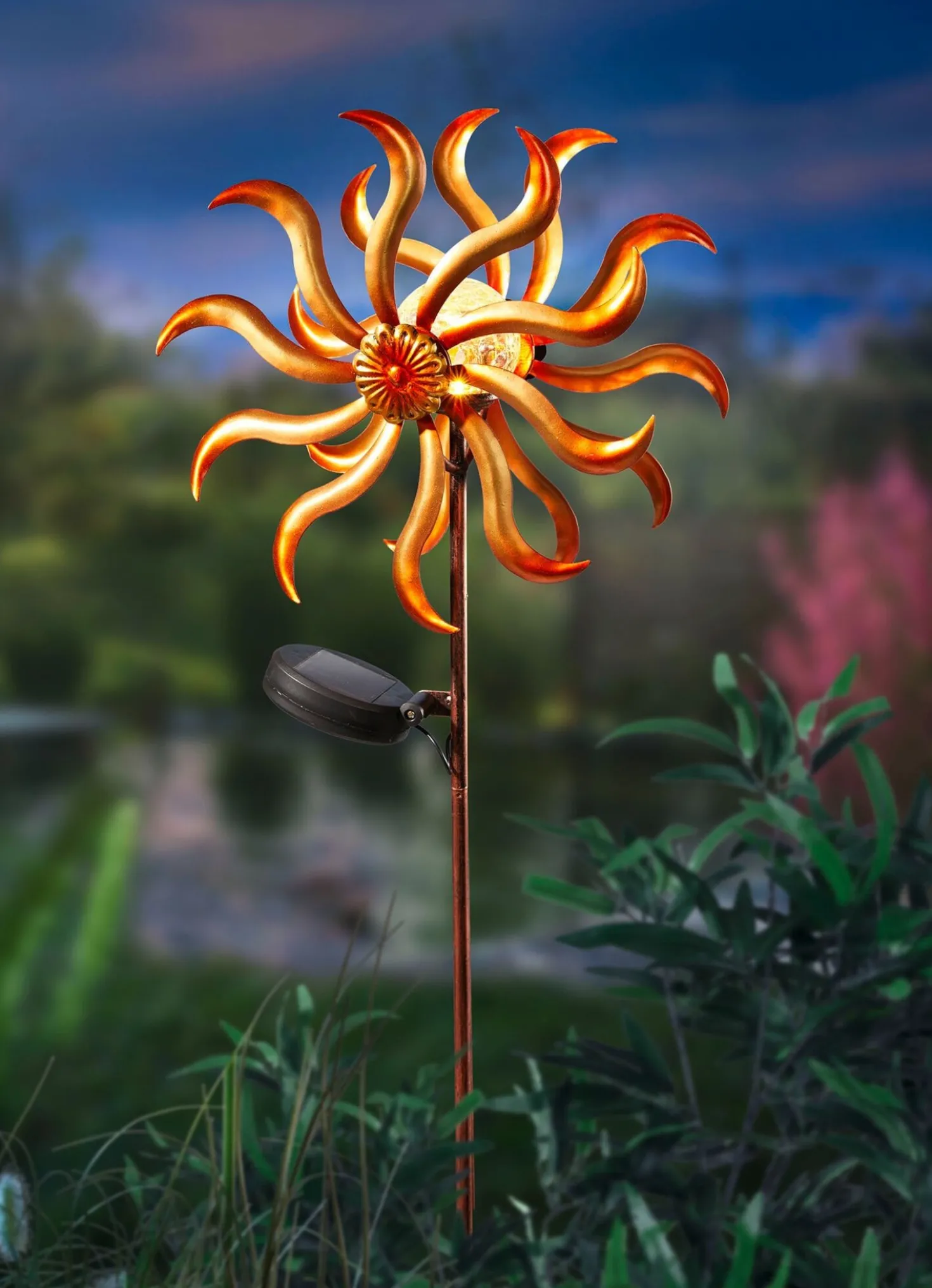 Solar-Windrad Sonne