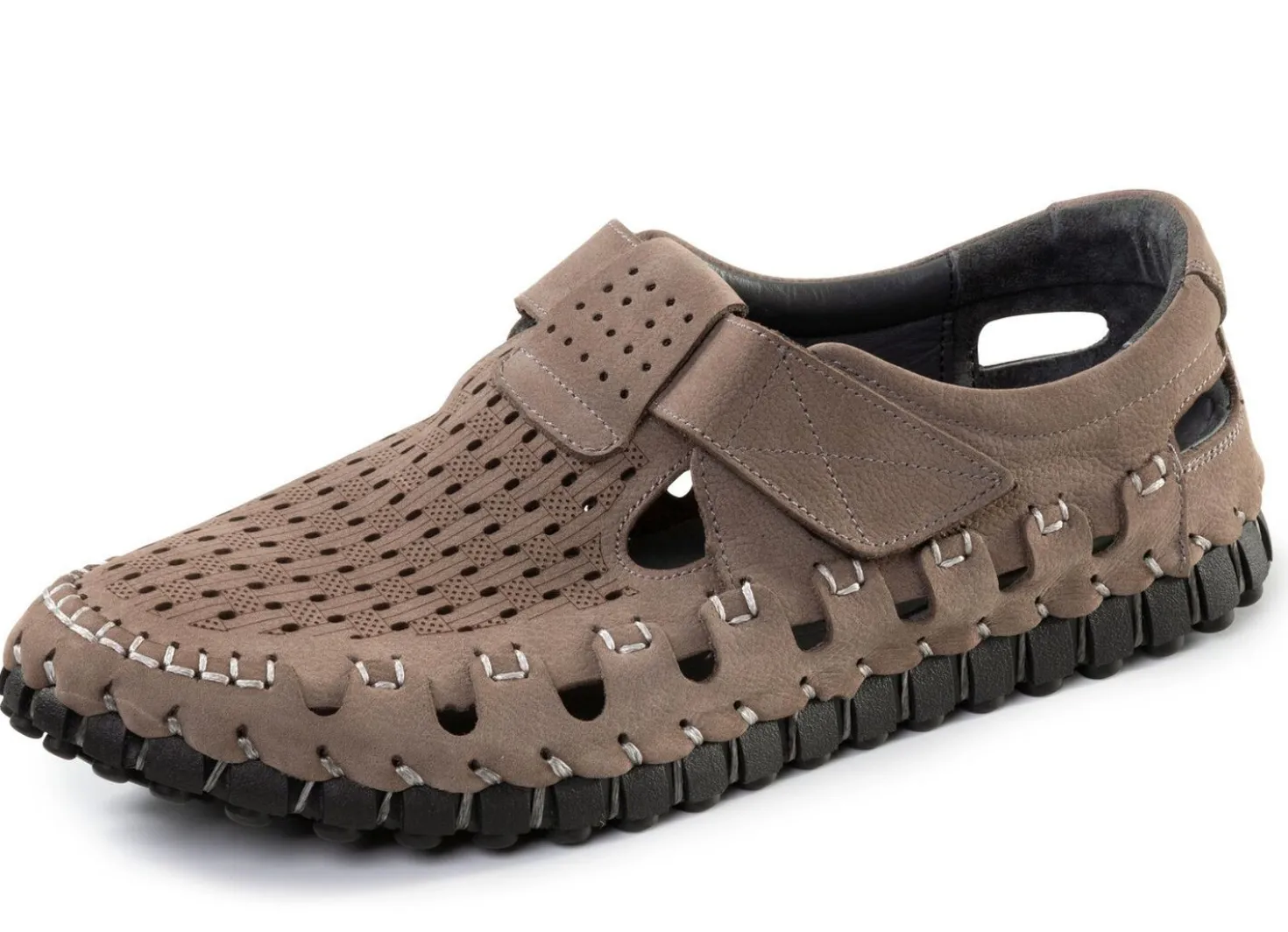 Sommerliche Herren-Slipper, mit herausnehmbarem Fußbett