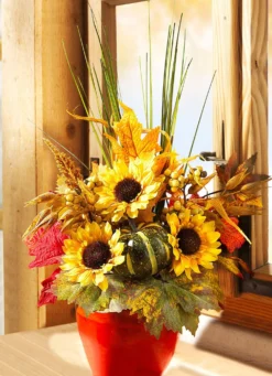 Sonnenblumen-Gesteck